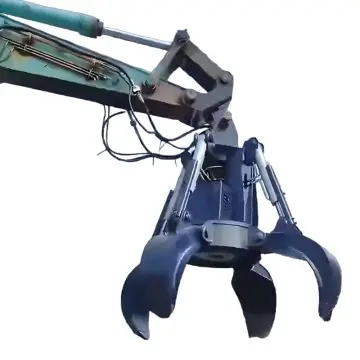 Hydraulic Scrap Orange Peel Magnetic Grapple