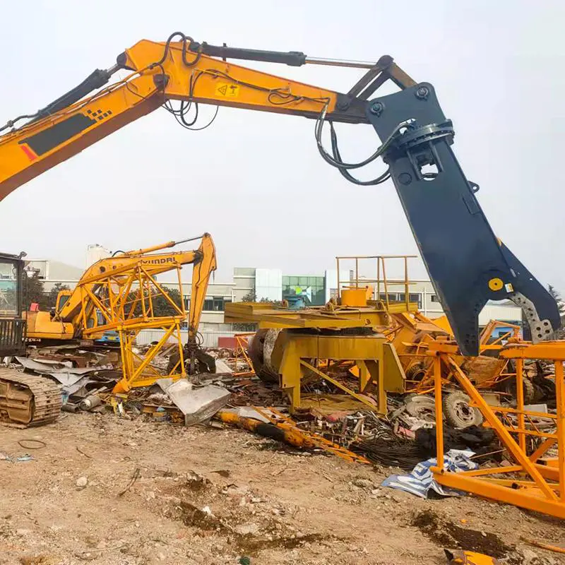 Excavator hydraulic shear---Heavy-Duty Steel Cutting & Demolition Attachment
