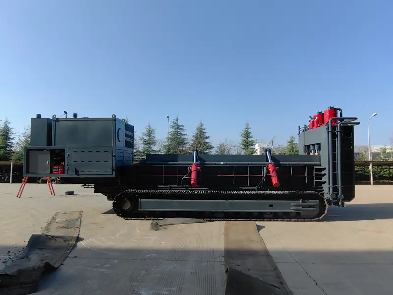 Welcome Our Mobile Hydraulic Gantry Shear Machine -- On the Track