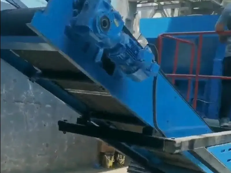 Mobile Shredder at Working Site