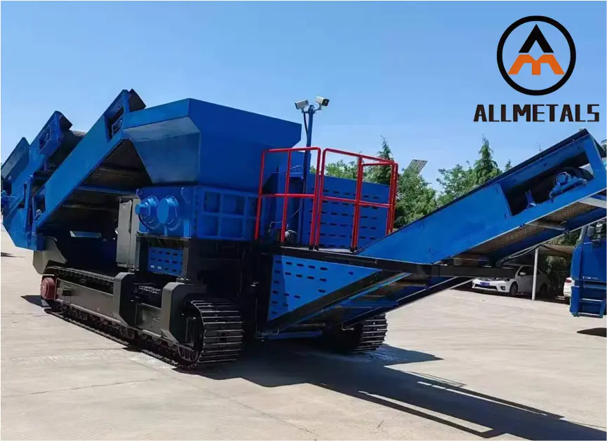 Mobile Scrap Shredder – ALLMETALS New Generation Track-Type Solution